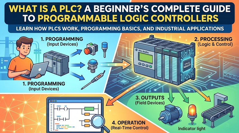 What is a PLC? A Beginner's Complete Guide to Programmable Logic Controllers
