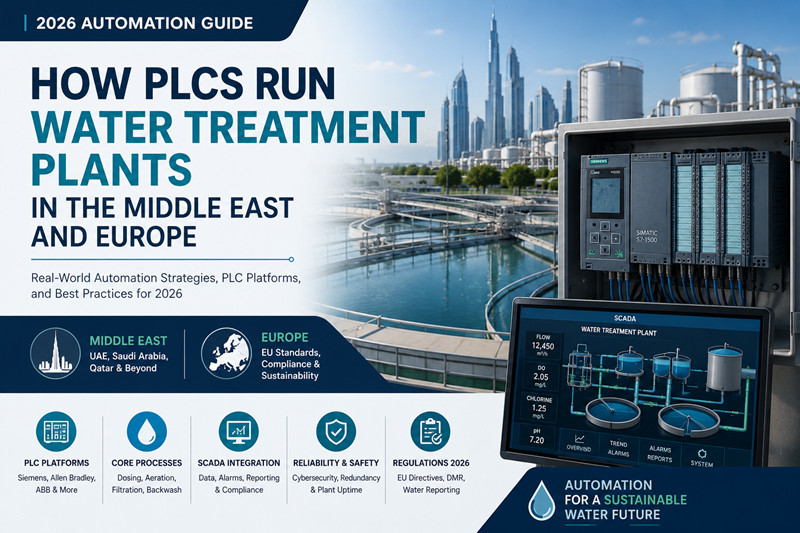 How PLCs Run Water Treatment Plants in the Middle East and Europe: 2026 Automation Guide