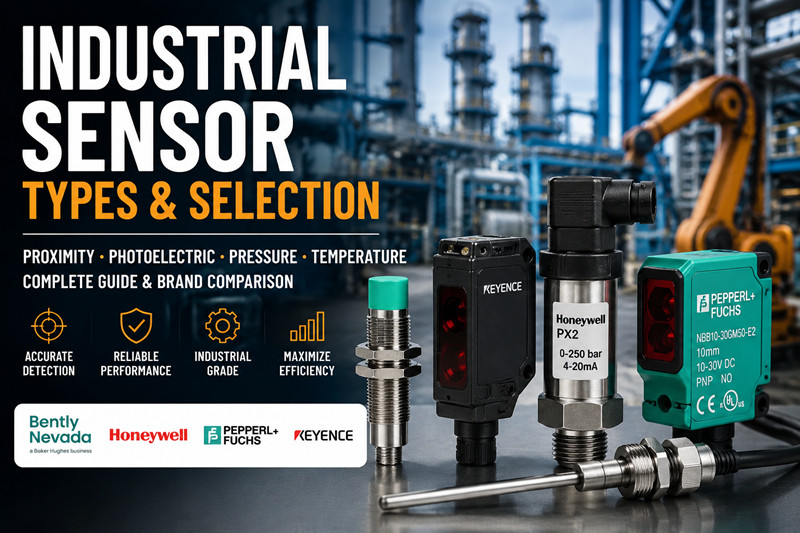 Industrial Sensor Types & Selection: Proximity, Photoelectric, Pressure & More