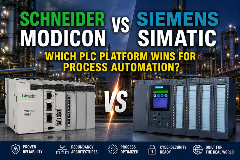 Schneider Modicon vs Siemens SIMATIC: Which PLC Platform Wins for Process Automation?
