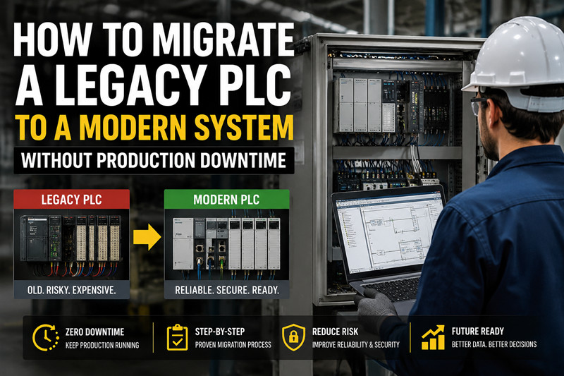 How to Migrate a Legacy PLC to a Modern System Without Production Downtime