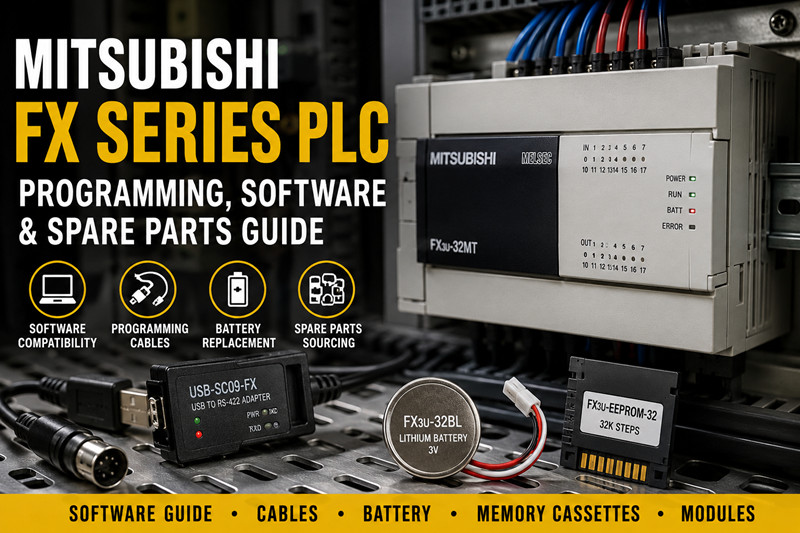Mitsubishi FX Series PLC: Programming, Software & Spare Parts Guide