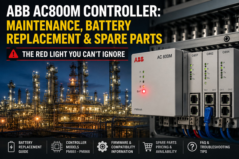 ABB AC800M Controller: Maintenance, Battery Replacement & Spare Parts