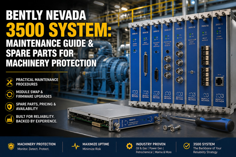 Bently Nevada 3500 System: Maintenance Guide & Spare Parts for Machinery Protection