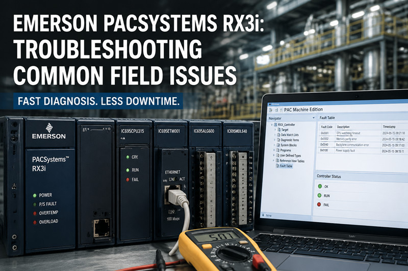 Emerson PACSystems RX3i: Troubleshooting Common Field Issues