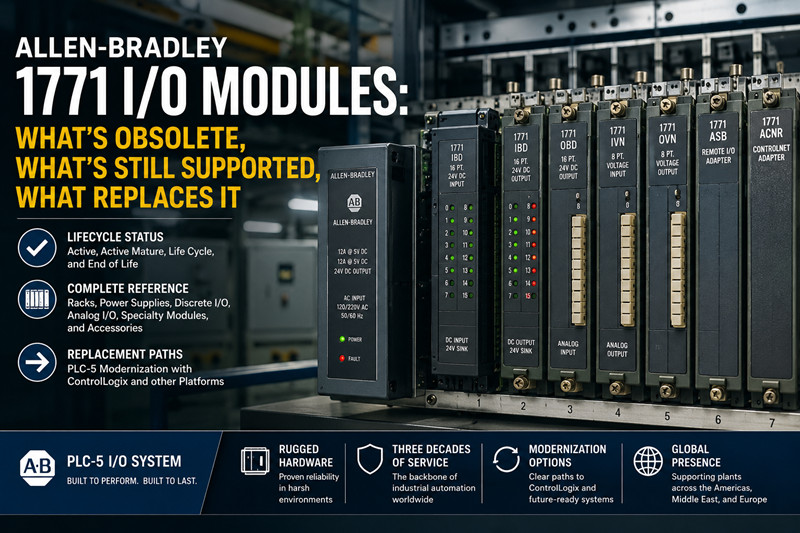 Allen-Bradley 1771 I/O Modules: What's Obsolete, What's Still Supported, What Replaces It