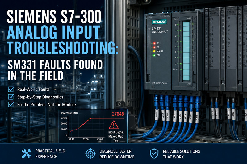 Siemens S7-300 Analog Input Troubleshooting: SM331 Faults Found in the Field