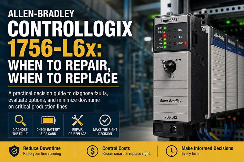Allen-Bradley ControlLogix 1756-L6x: When to Repair, When to Replace