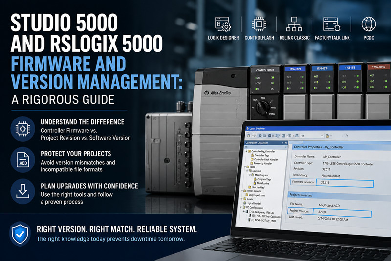 Studio 5000 and RSLogix 5000 Firmware and Version Management: A Rigorous Guide