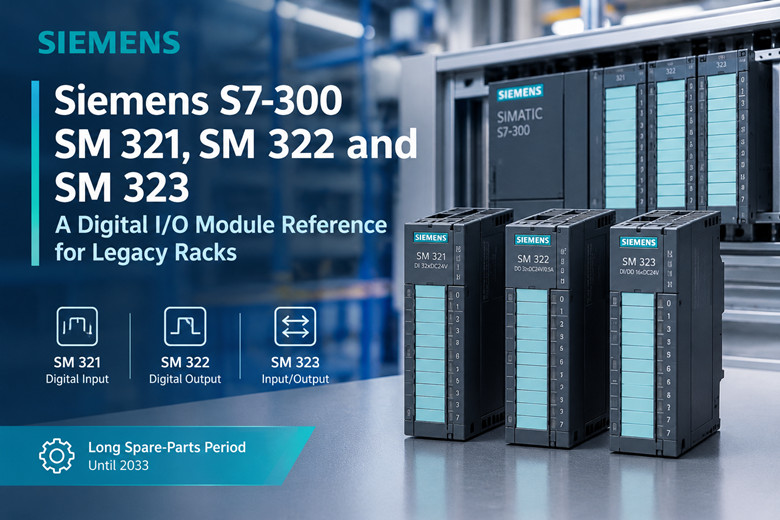 Siemens S7-300 SM 321, SM 322 and SM 323: A Digital I/O Module Reference for Legacy Racks